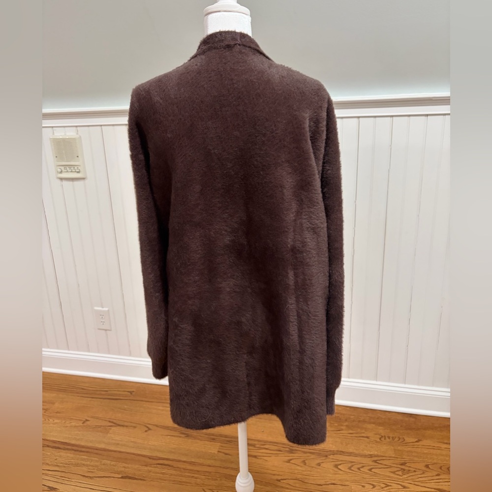 Cyrus Faux Mink Cardigan - Picture 2 of 4